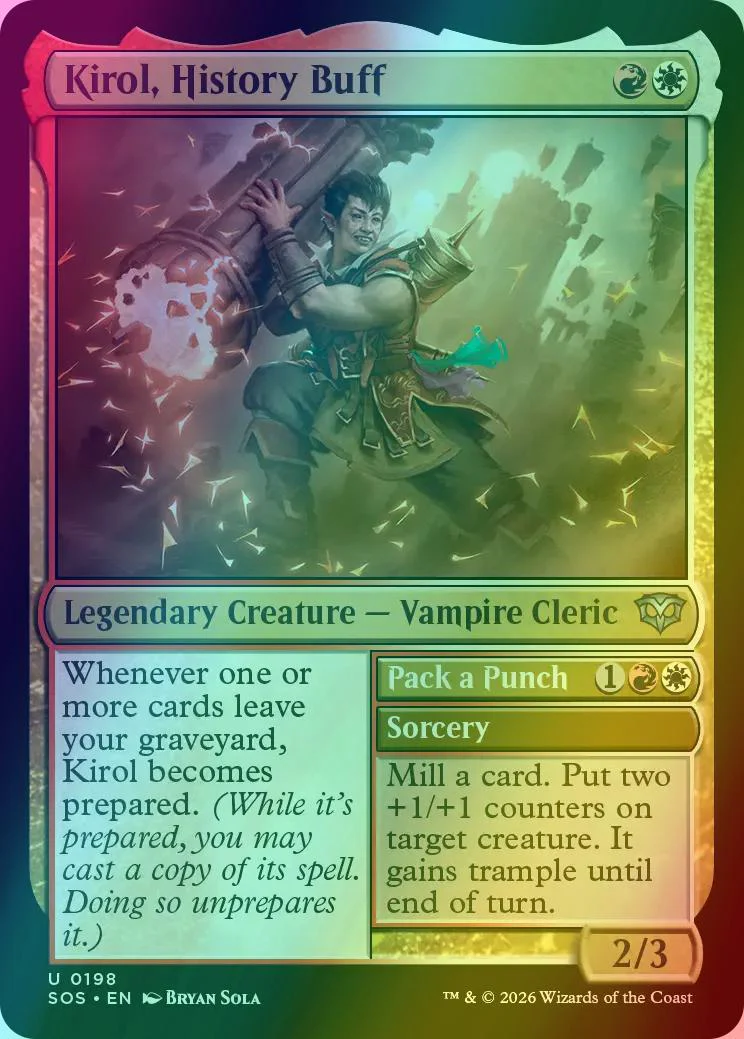 Kirol, History Buff // Pack a Punch [198] [Secrets of Strixhaven] [Foil]