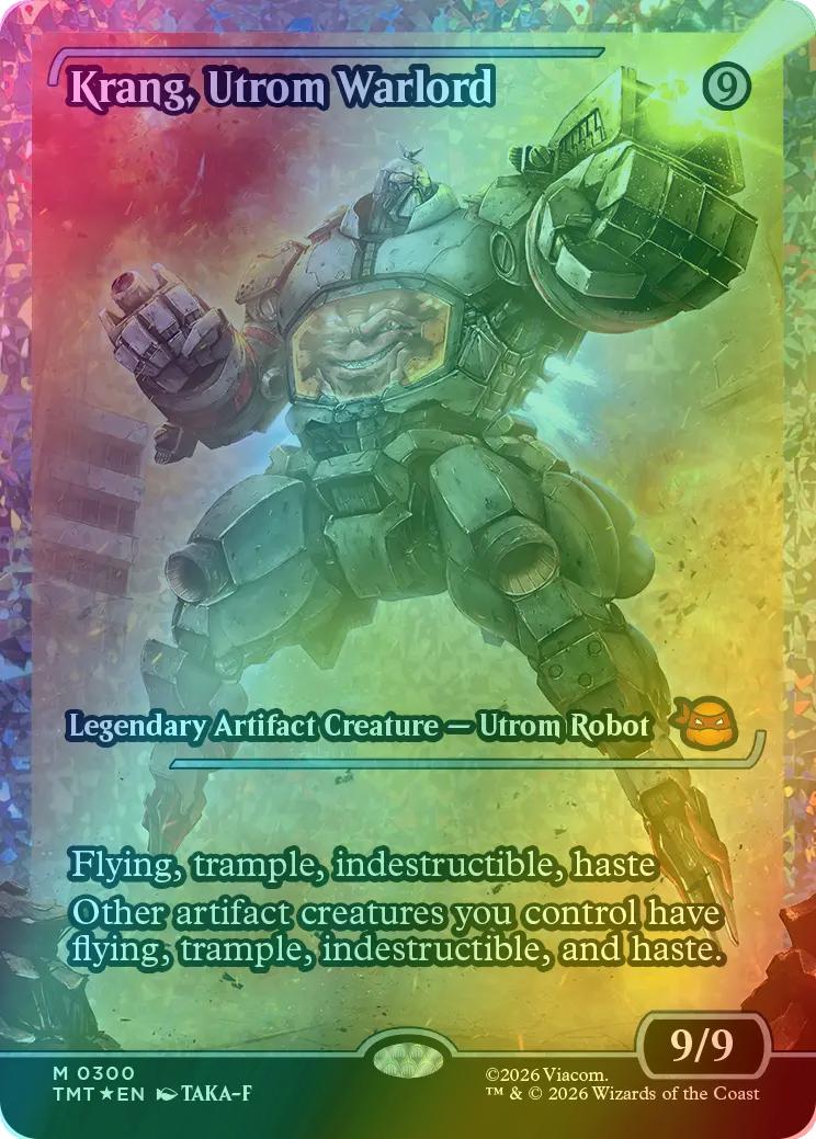 Krang, Utrom Warlord [300] [Japan Showcase] [Teenage Mutant Ninja Turtles] [Fracture Foil]