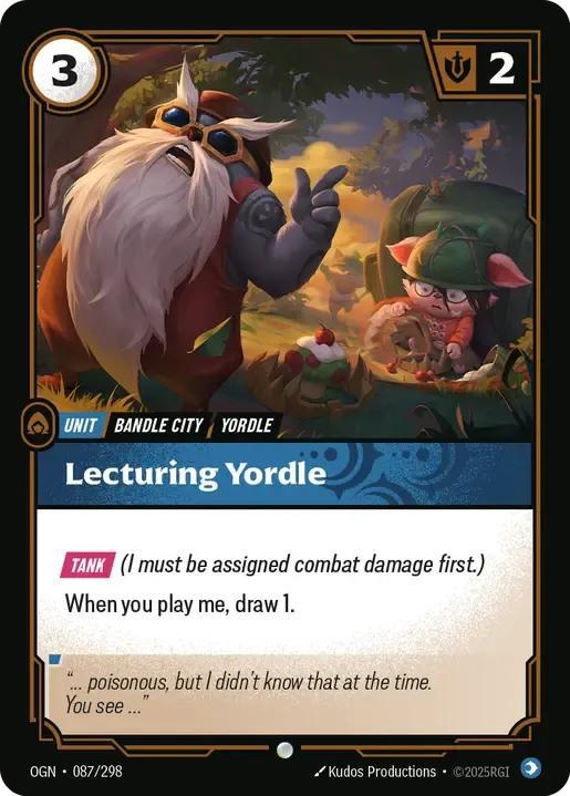 Lecturing Yordle - 087/298 [Origins] [Non-Foil]