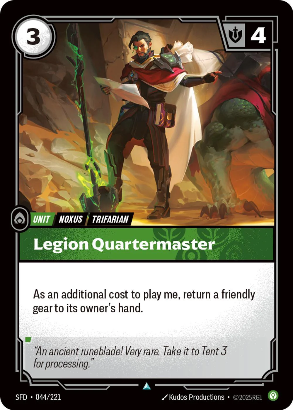 Legion Quartermaster - 044/221 [Spiritforged] [Non-Foil]
