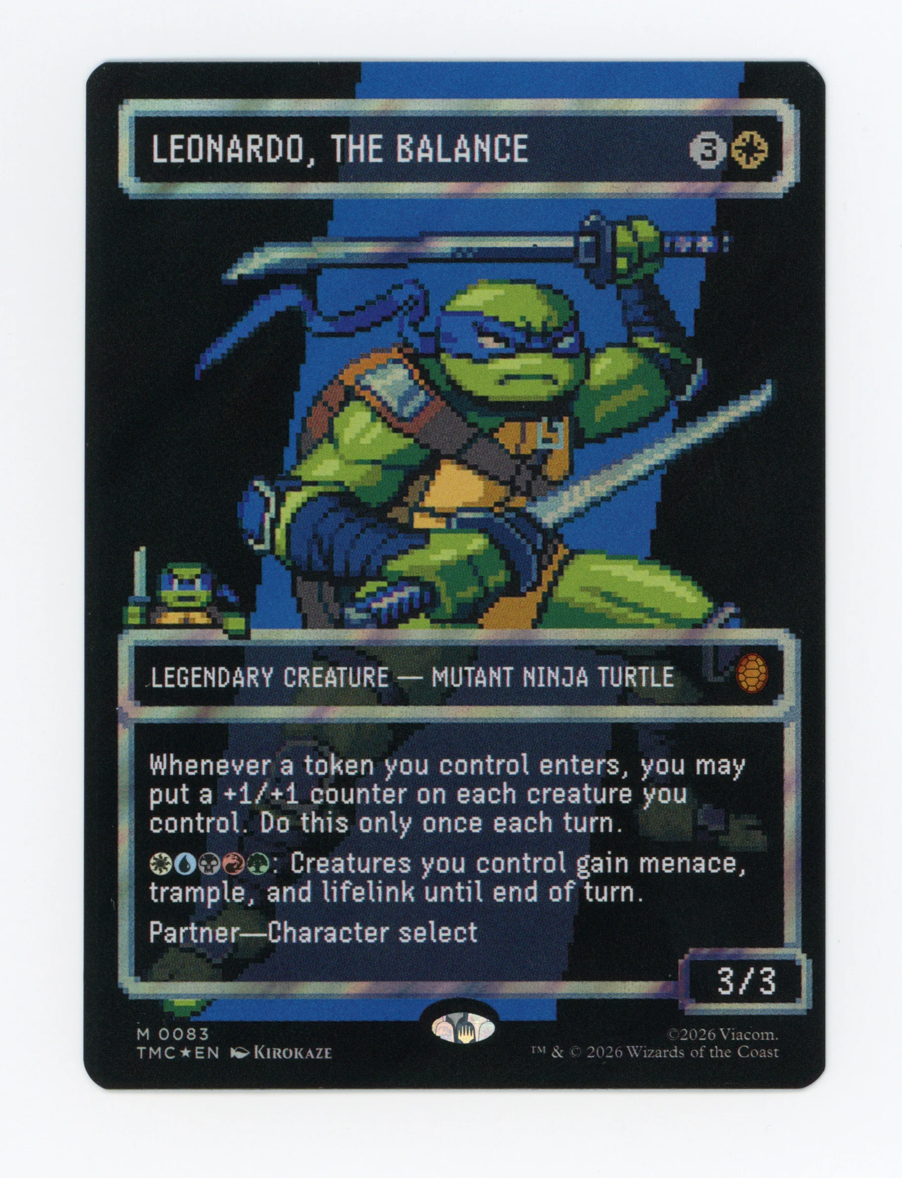 Leonardo, the Balance — Borderless|Pixel|Surge Foil — ID 17318