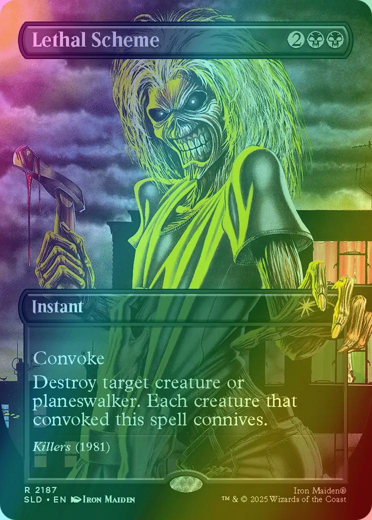 Lethal Scheme [2187] [Borderless] [Iron Maiden: Album Art] [Secret Lair Drop] [Rainbow Foil]