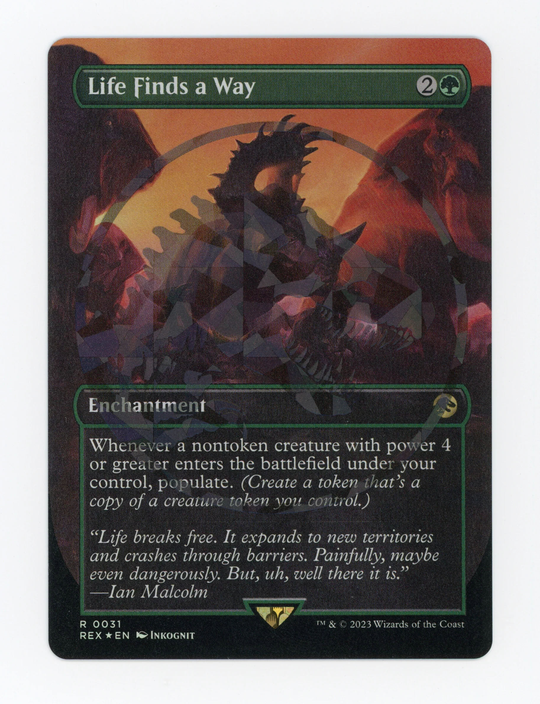 Life Finds a Way — Borderless|Emblem|Foil — ID 17598