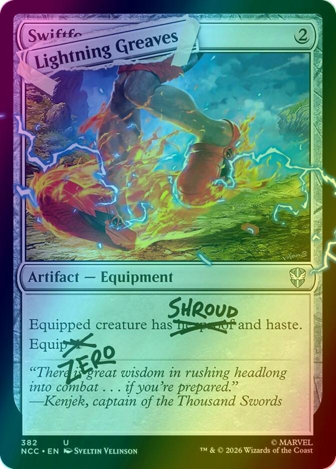 Lightning Greaves [IFIYW-4] [Deadpool: I fixed it (You're Welcome)] [Secret Lair Drop] [Foil]