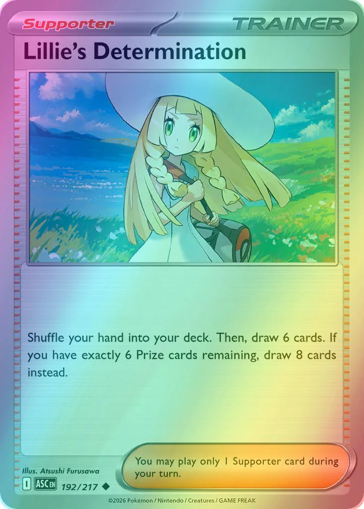 Lillie's Determination - 192/217 - Uncommon [me025-192] [Reverse Holo]