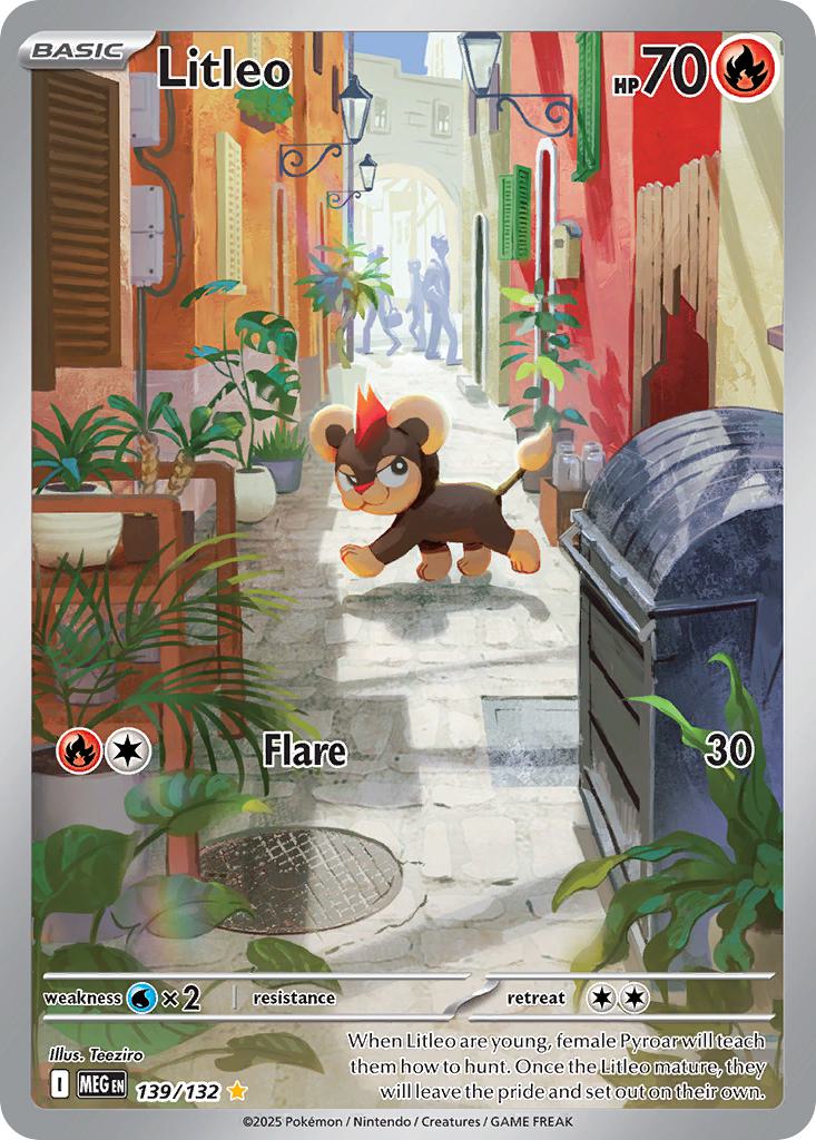 Litleo - 139/132 - Illustration Rare [me01-139] [Ultra]