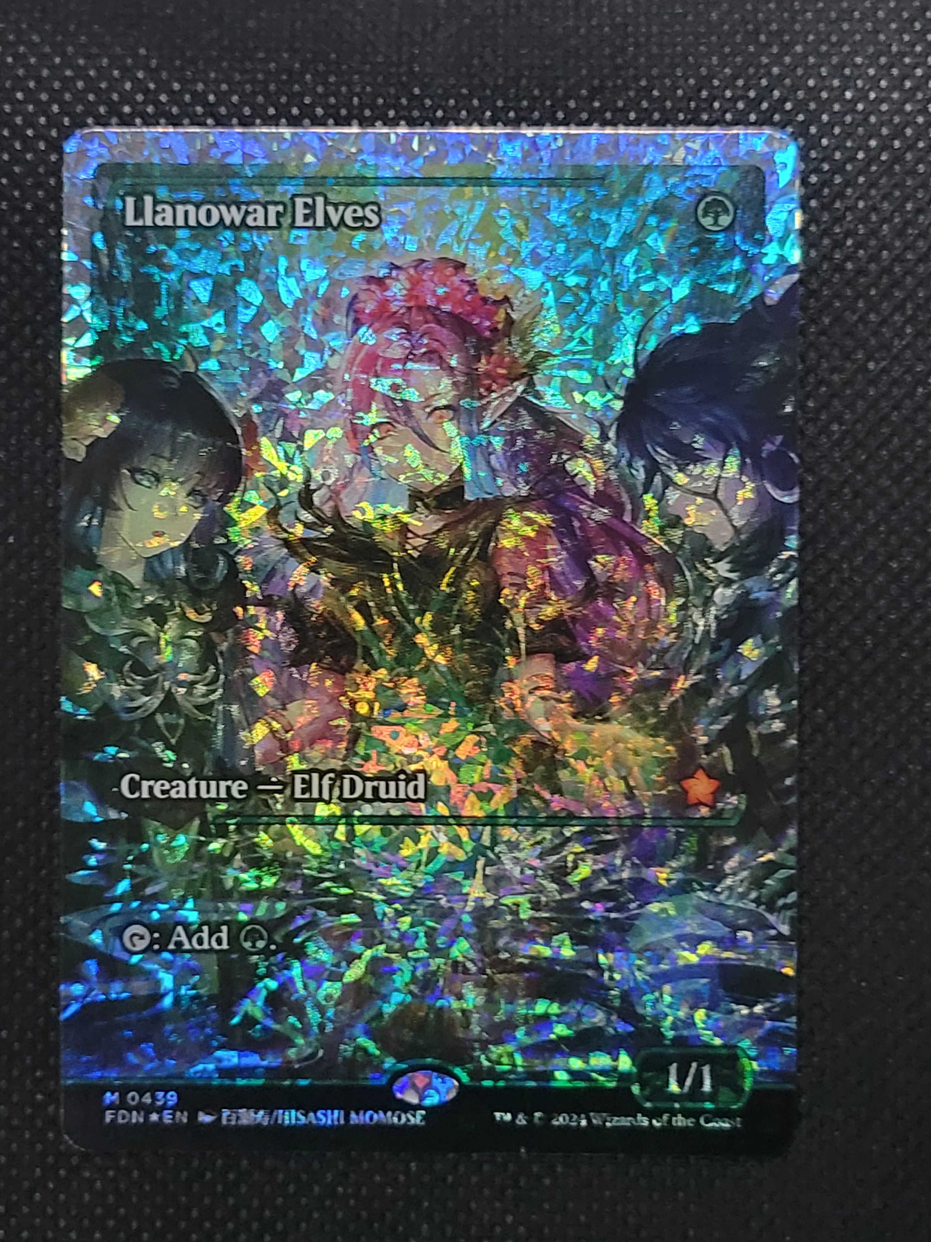 Llanowar Elves — Japan Showcase|Fracture Foil — ID 17600 - Image 3