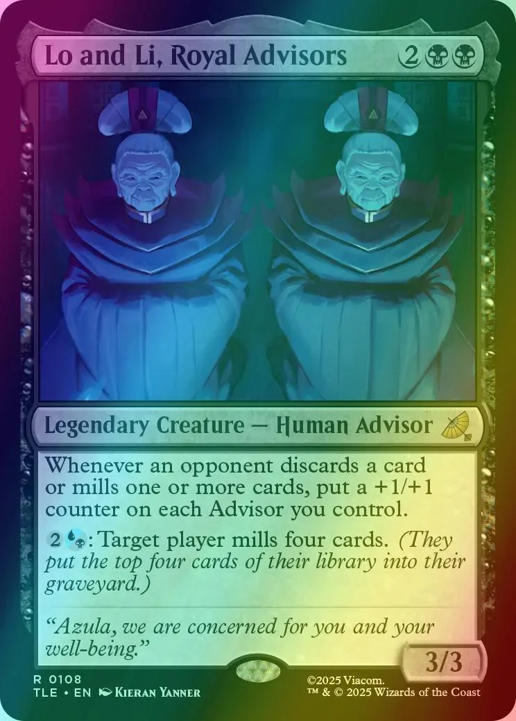 Lo and Li, Royal Advisors [108] [Avatar: The Last Airbender Eternal] [Foil]