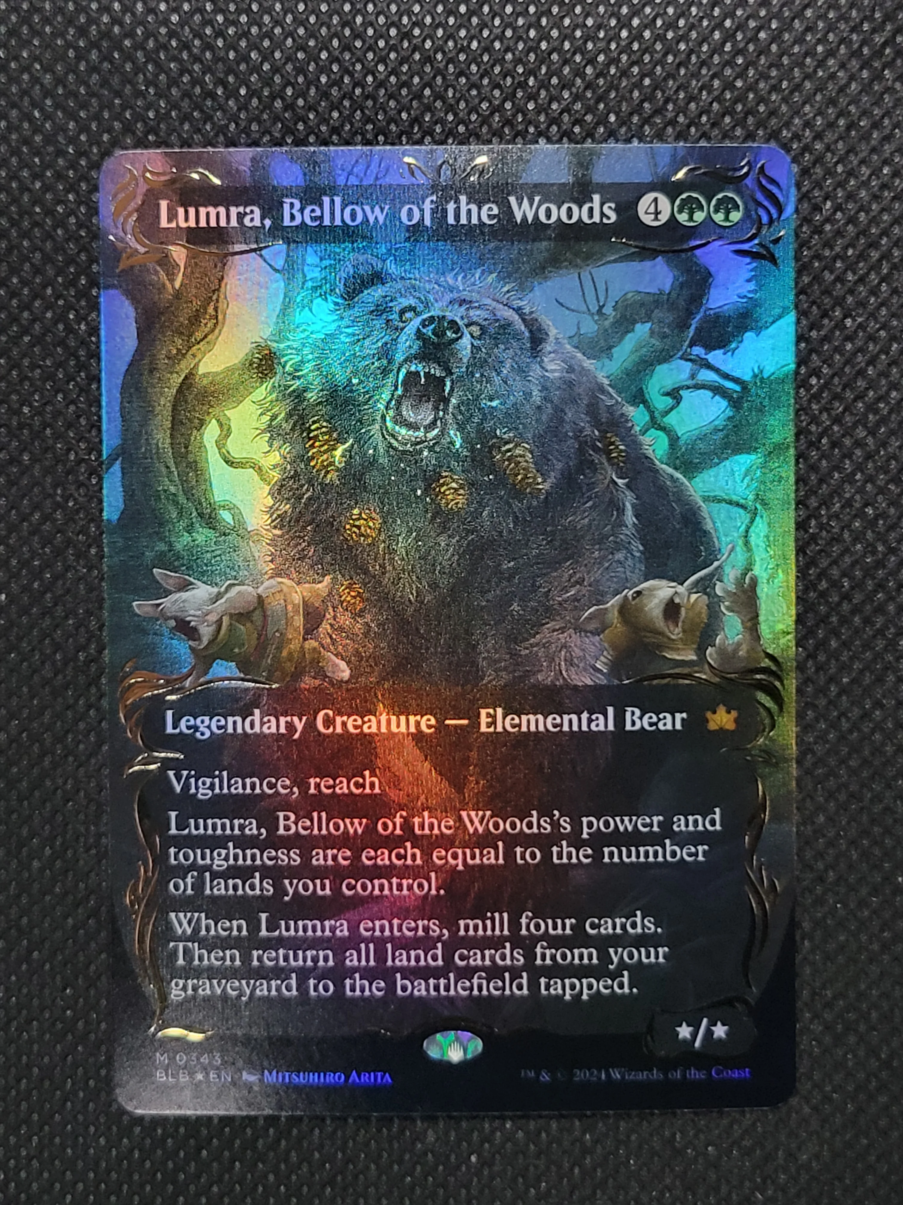 Lumra, Bellow of the Woods — Borderless|Anime|Raised Foil — ID 17244 - Image 3