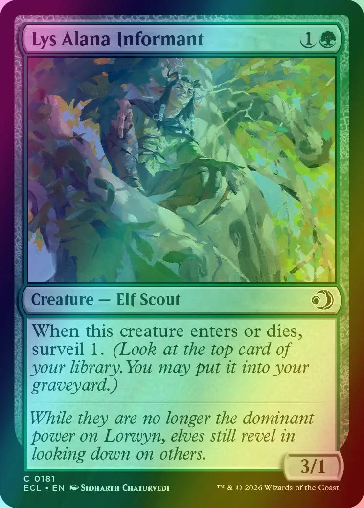 Lys Alana Informant [181] [Lorwyn Eclipsed] [Foil]