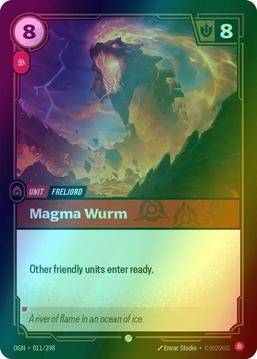 Magma Wurm - 011/298 [Origins] [Foil]