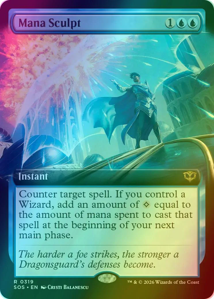 Mana Sculpt [319] [Extended Art] [Secrets of Strixhaven] [Foil]