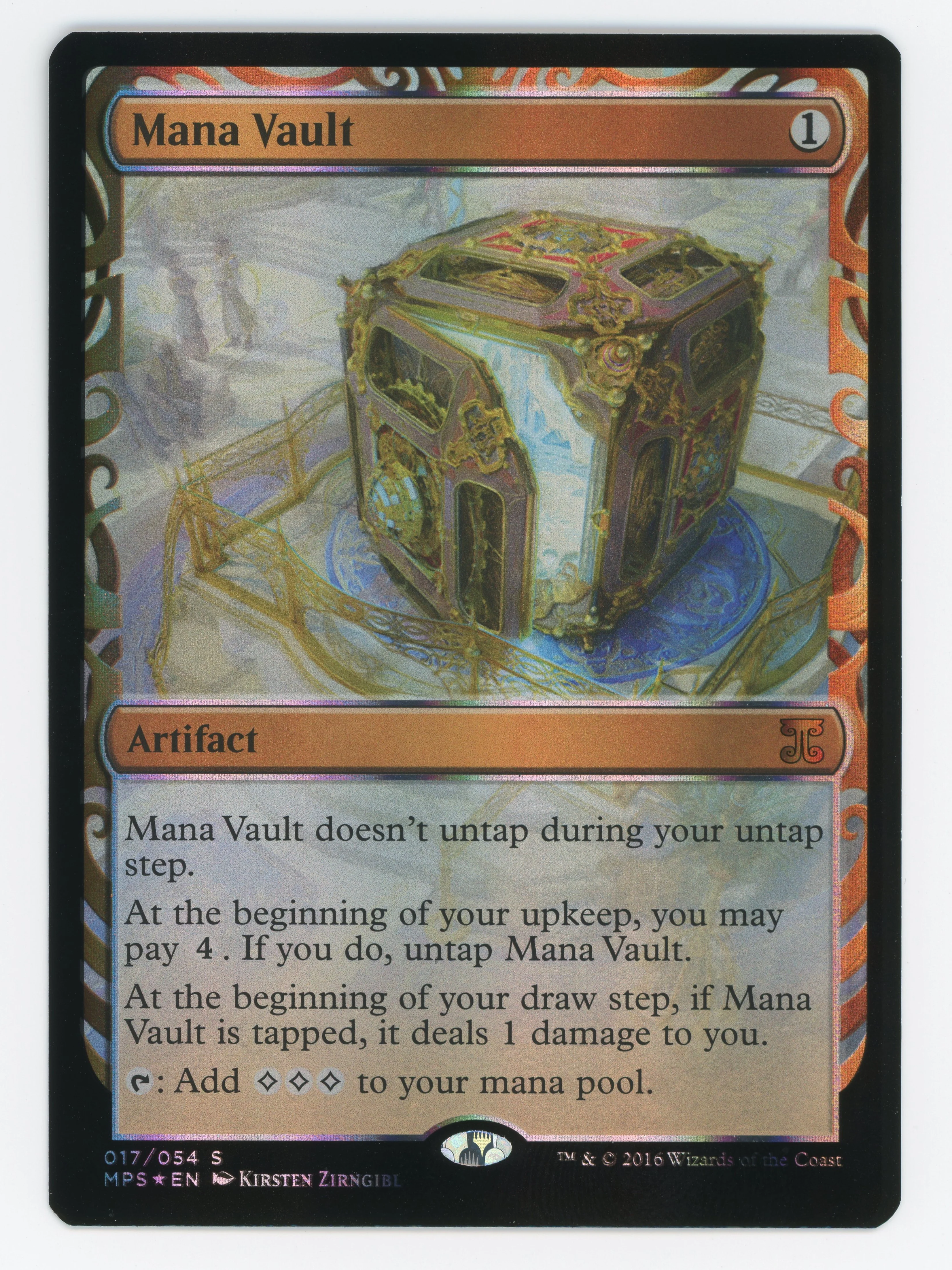 Mana Vault — Masterpiece Series|Foil — Scan 16046