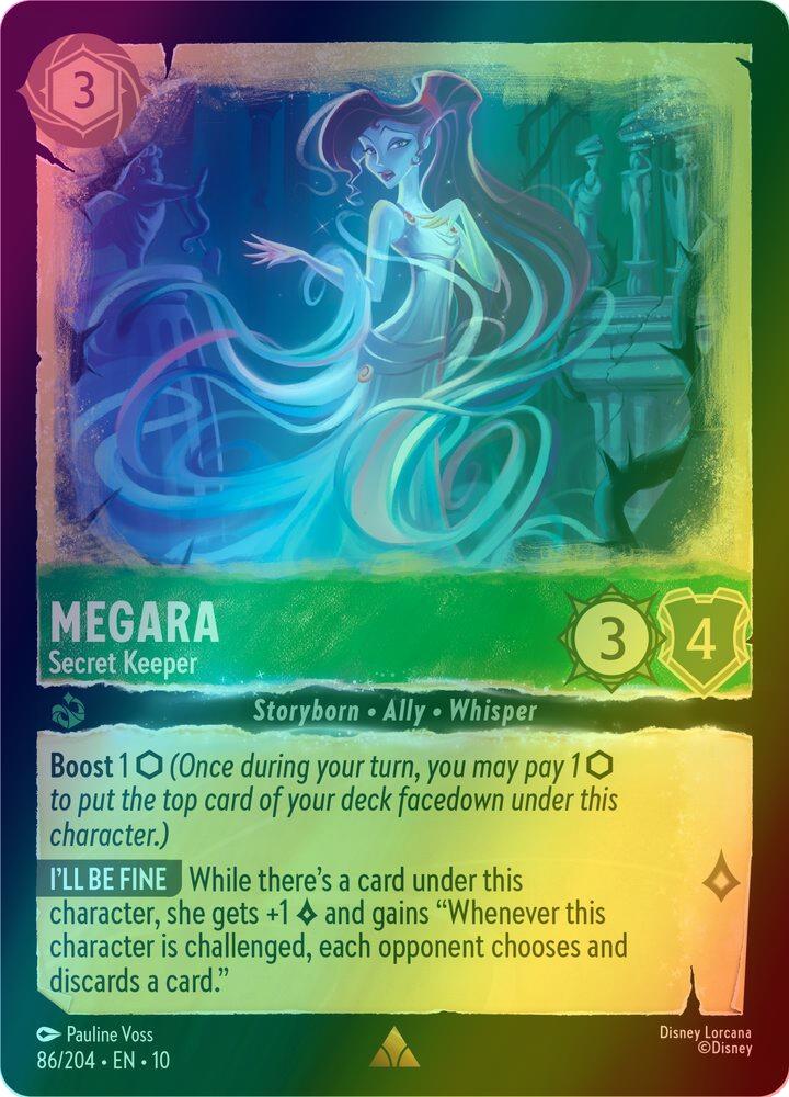 Megara - Secret Keeper - 86/204 [Whispers in the Well] [Holofoil]