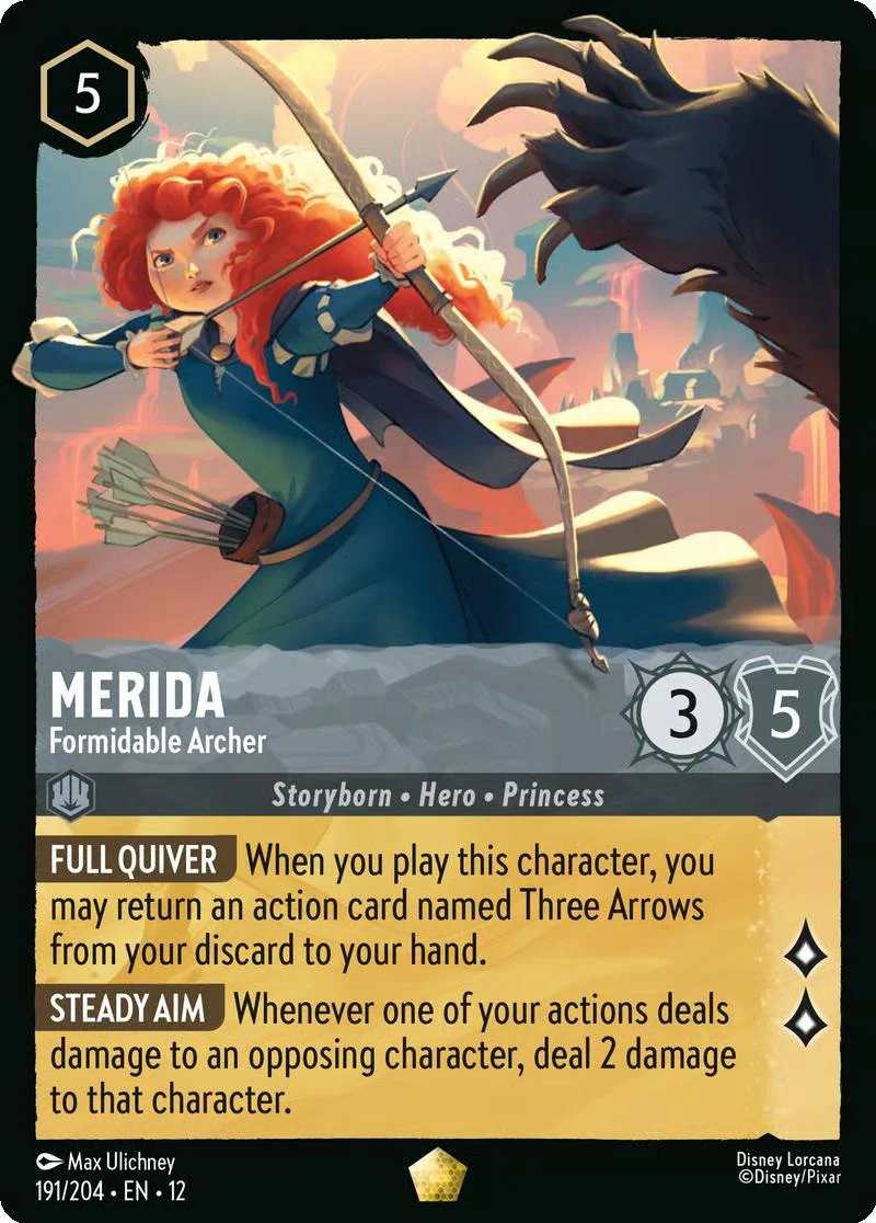 Merida - Formidable Archer - 191/204 [Wilds Unknown] [Non-Foil]