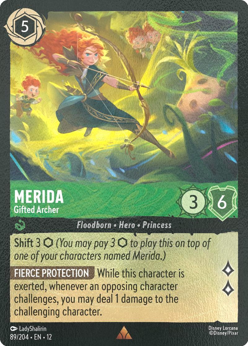 Merida - Gifted Archer - 89/204 [Wilds Unknown] [Cold Foil]
