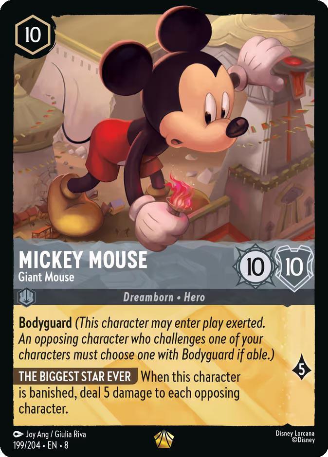 Mickey Mouse - Giant Mouse - 199/204 [Reign of Jafar] [Non-Foil]
