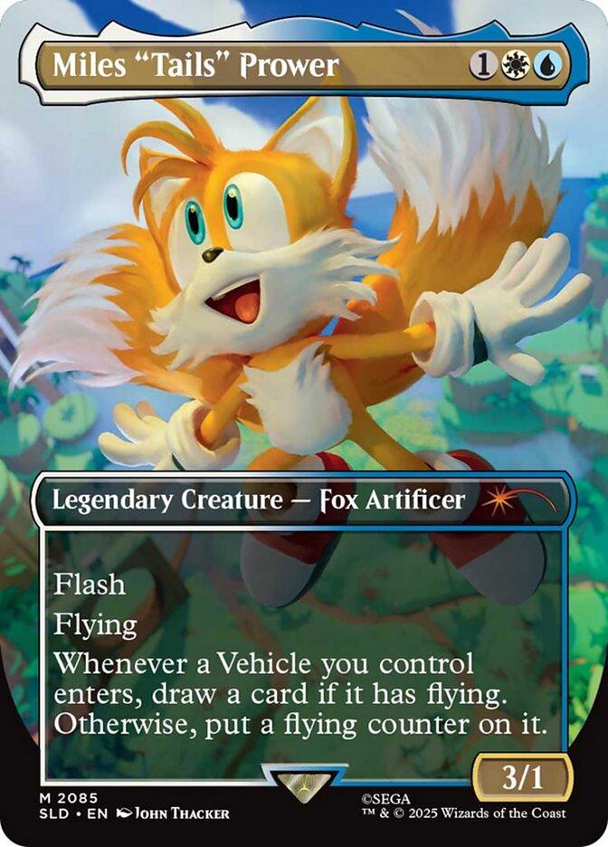 Miles "Tails" Prower [2085] [Borderless] [Secret Lair X Sonic: Friends and Foes] [Secret Lair Drop] [Non-Foil]