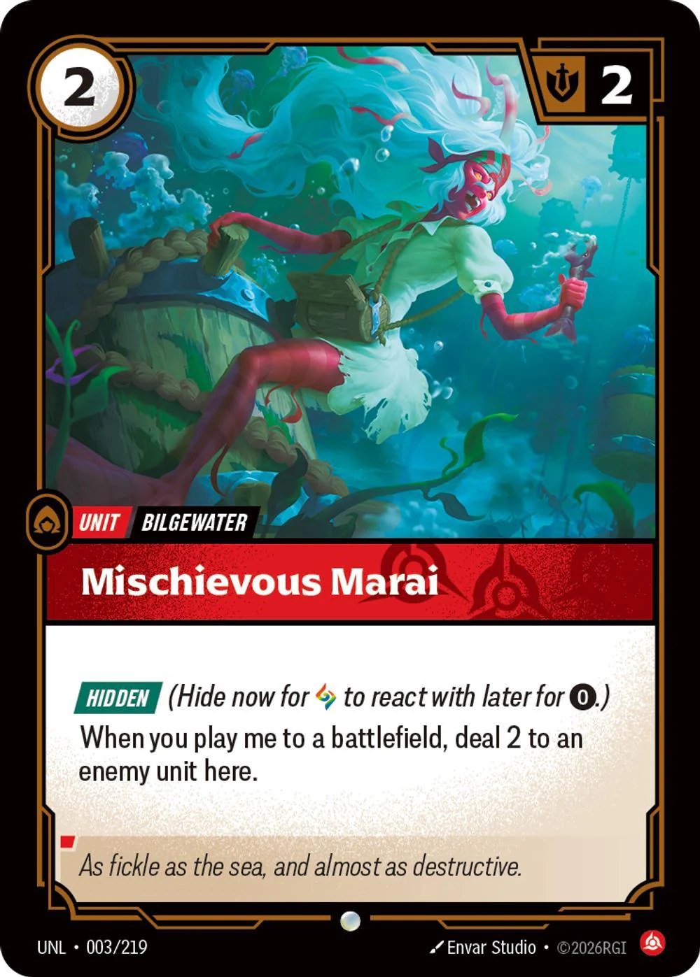 Mischievous Marai - 003/219 [Unleashed] [Non-Foil]
