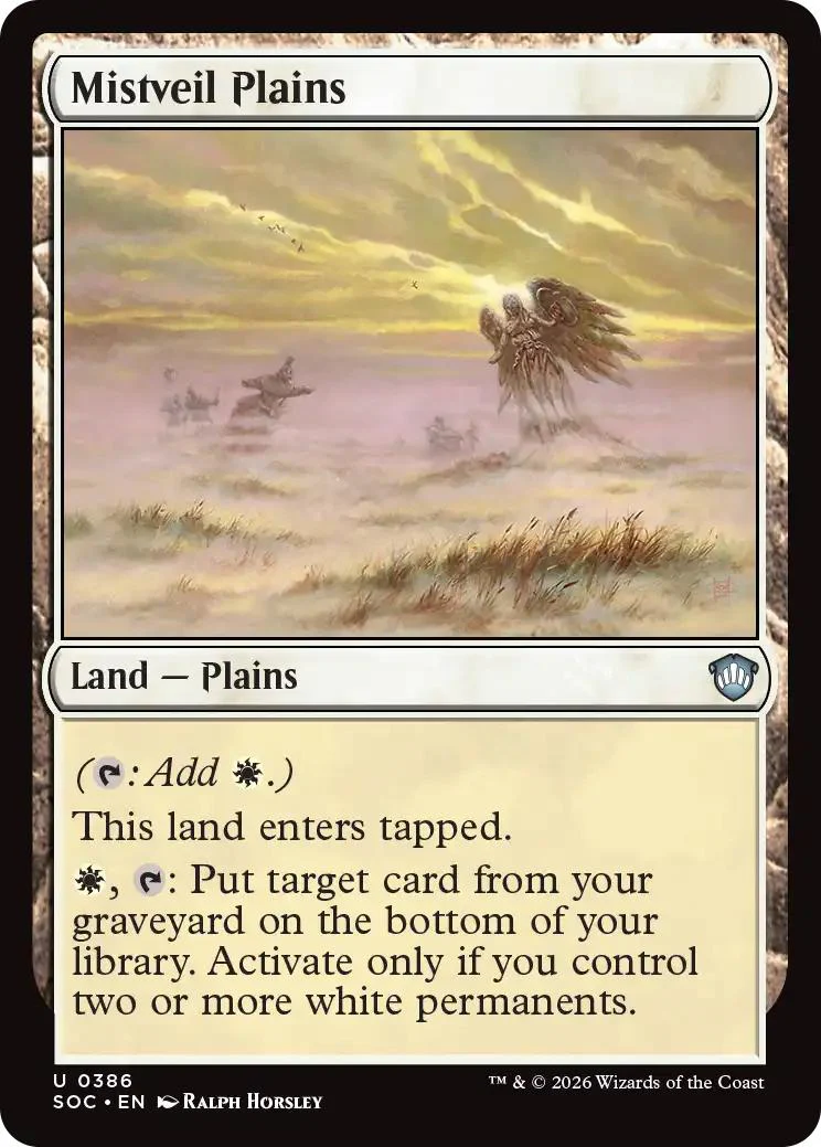 Mistveil Plains [386] [Secrets of Strixhaven: Commander] [Non-Foil]