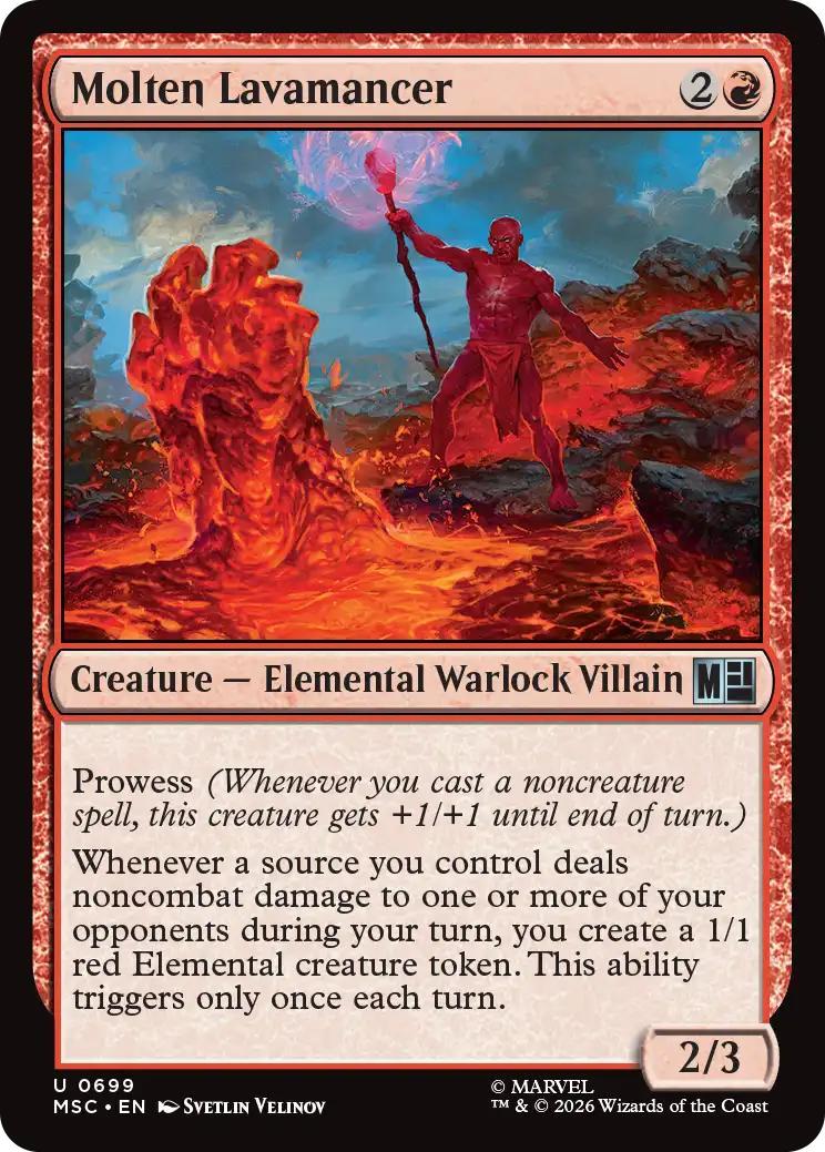 Molten Lavamancer [699] [Jumpstart] [Marvel Super Heroes: Commander] [Non-Foil]