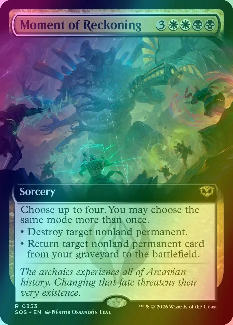 Moment of Reckoning [353] [Extended Art] [Secrets of Strixhaven] [Foil]