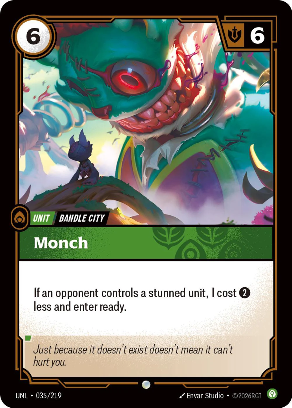 Monch - 035/219 [Unleashed] [Non-Foil]