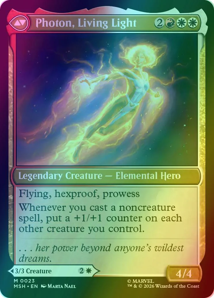 Monica Rambeau // Photon, Living Light [23] [Marvel Super Heroes] [Foil] - Image 2