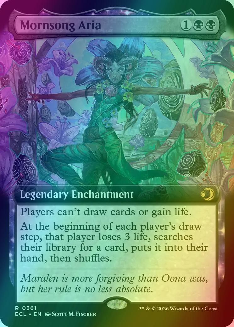 Mornsong Aria [361] [Extended Art] [Lorwyn Eclipsed] [Foil]