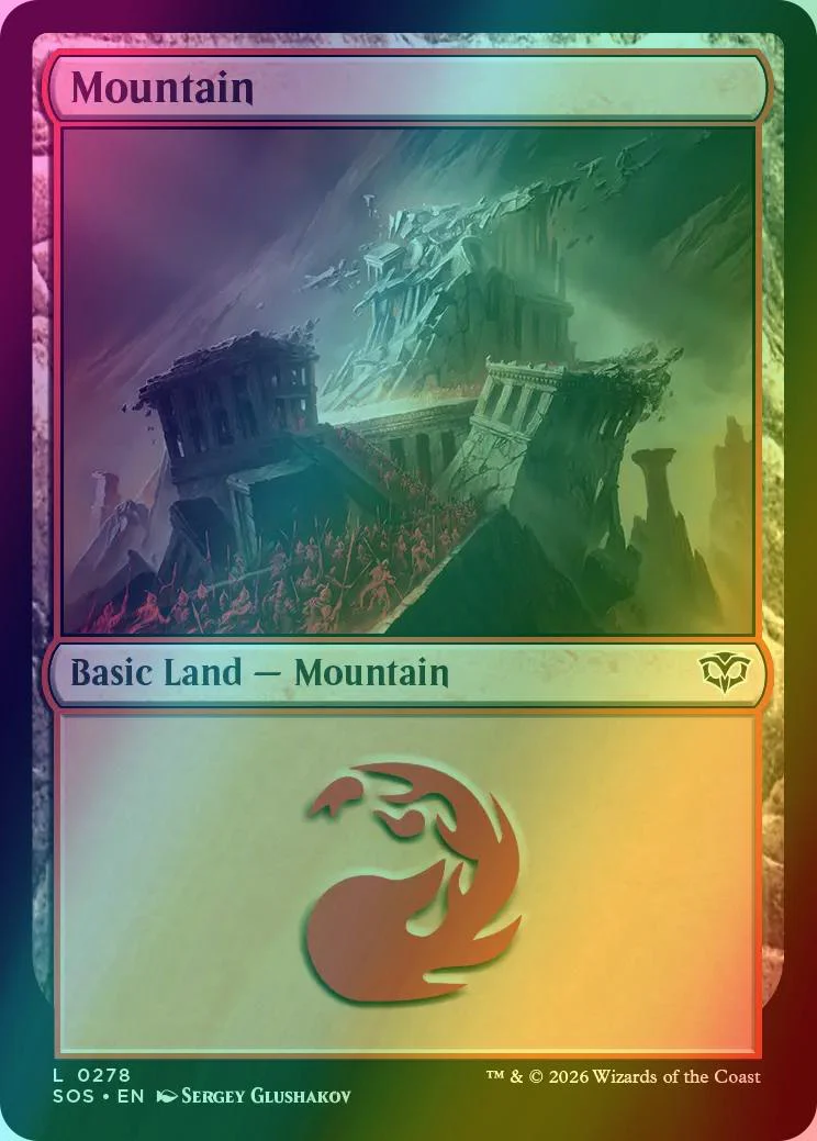 Mountain [278] [Secrets of Strixhaven] [Foil]