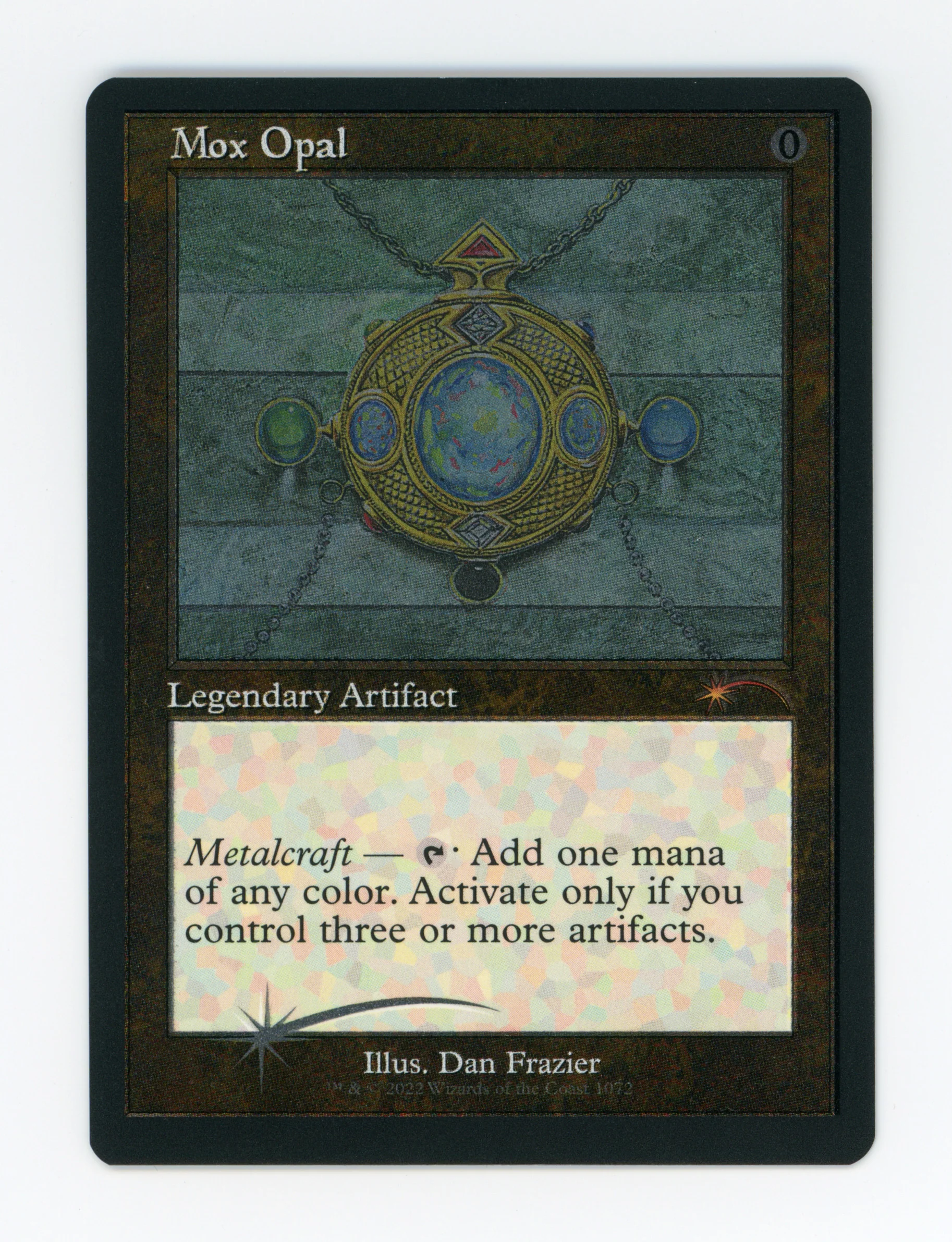 Mox Opal — Retro Frame|Dan Frazier|Etched Foil — ID 17300