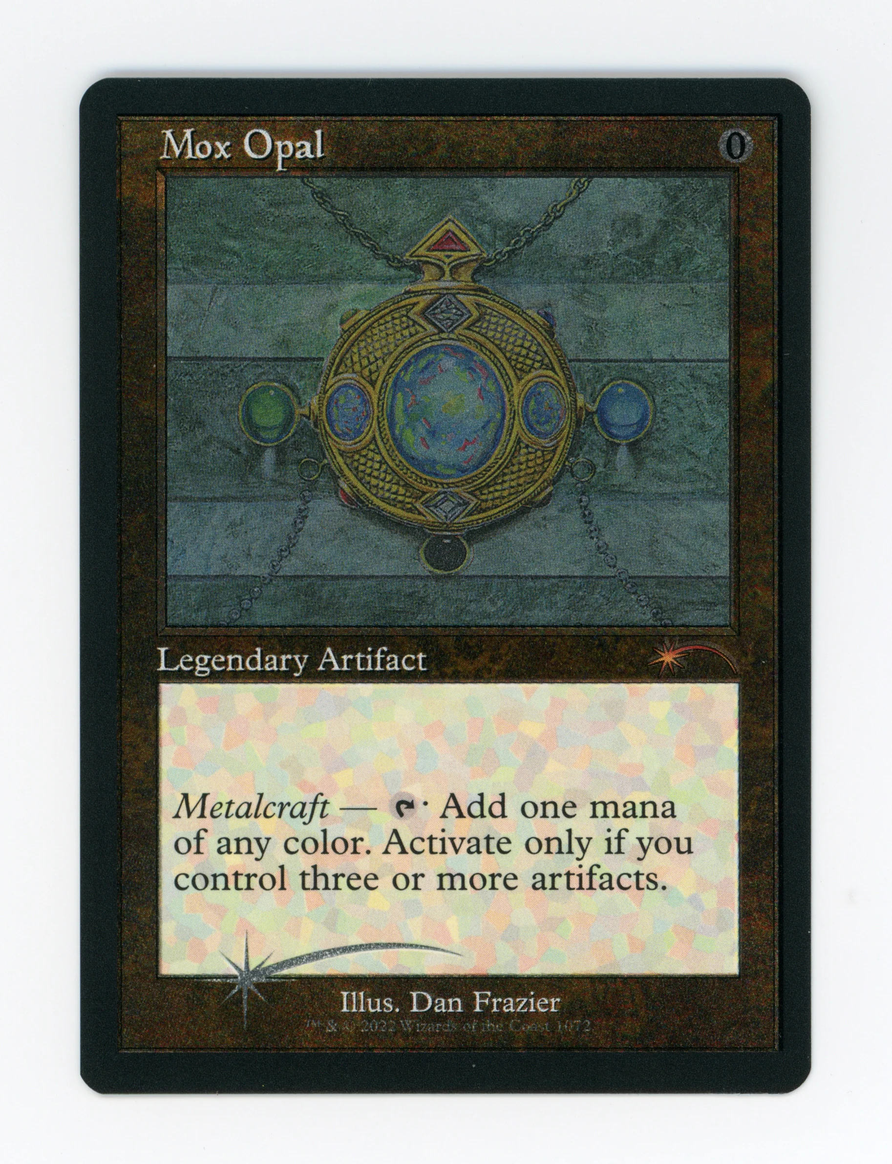 Mox Opal — Retro Frame|Dan Frazier|Etched Foil — ID 17639