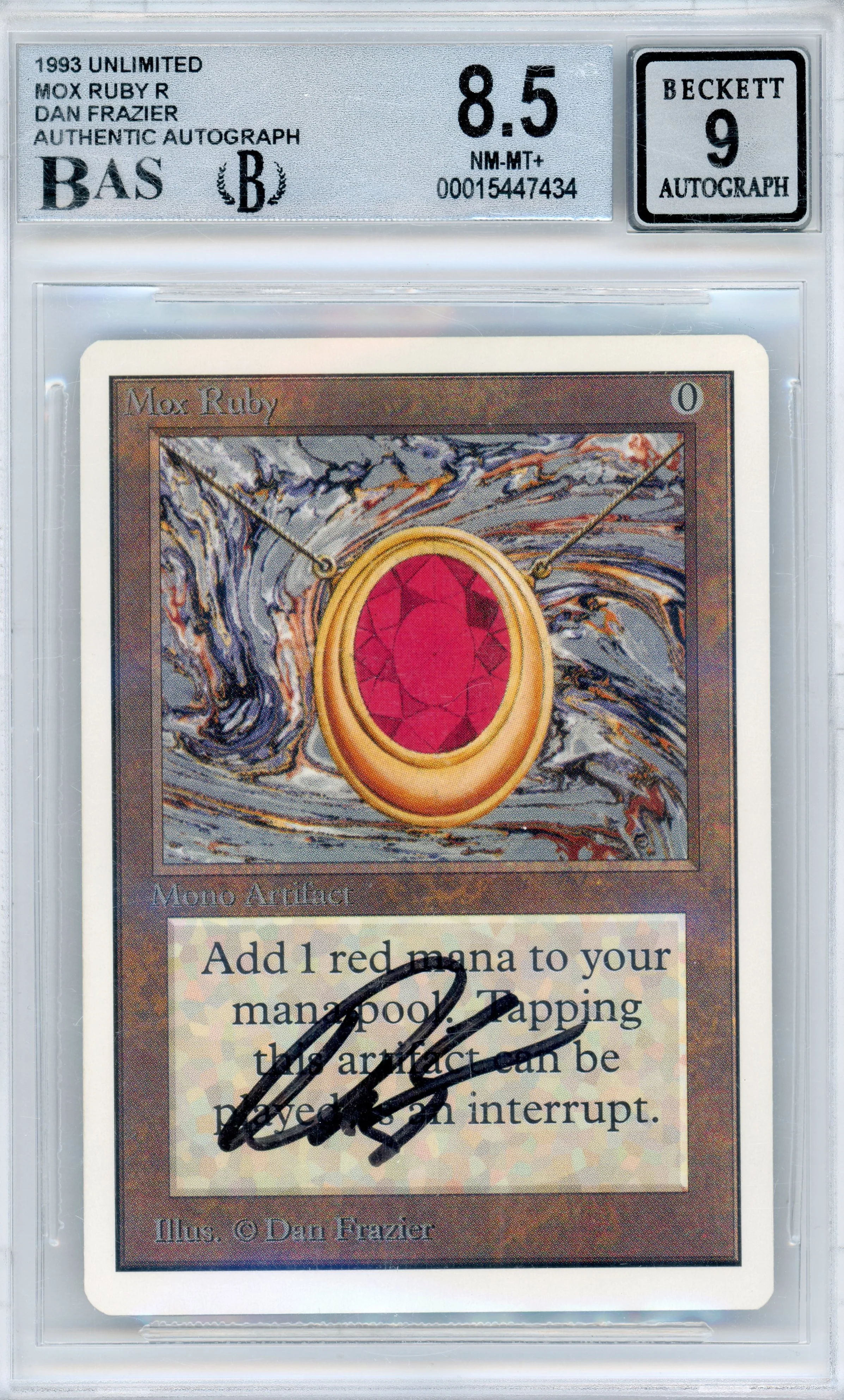 Mox Ruby - Signed - Scan 15789