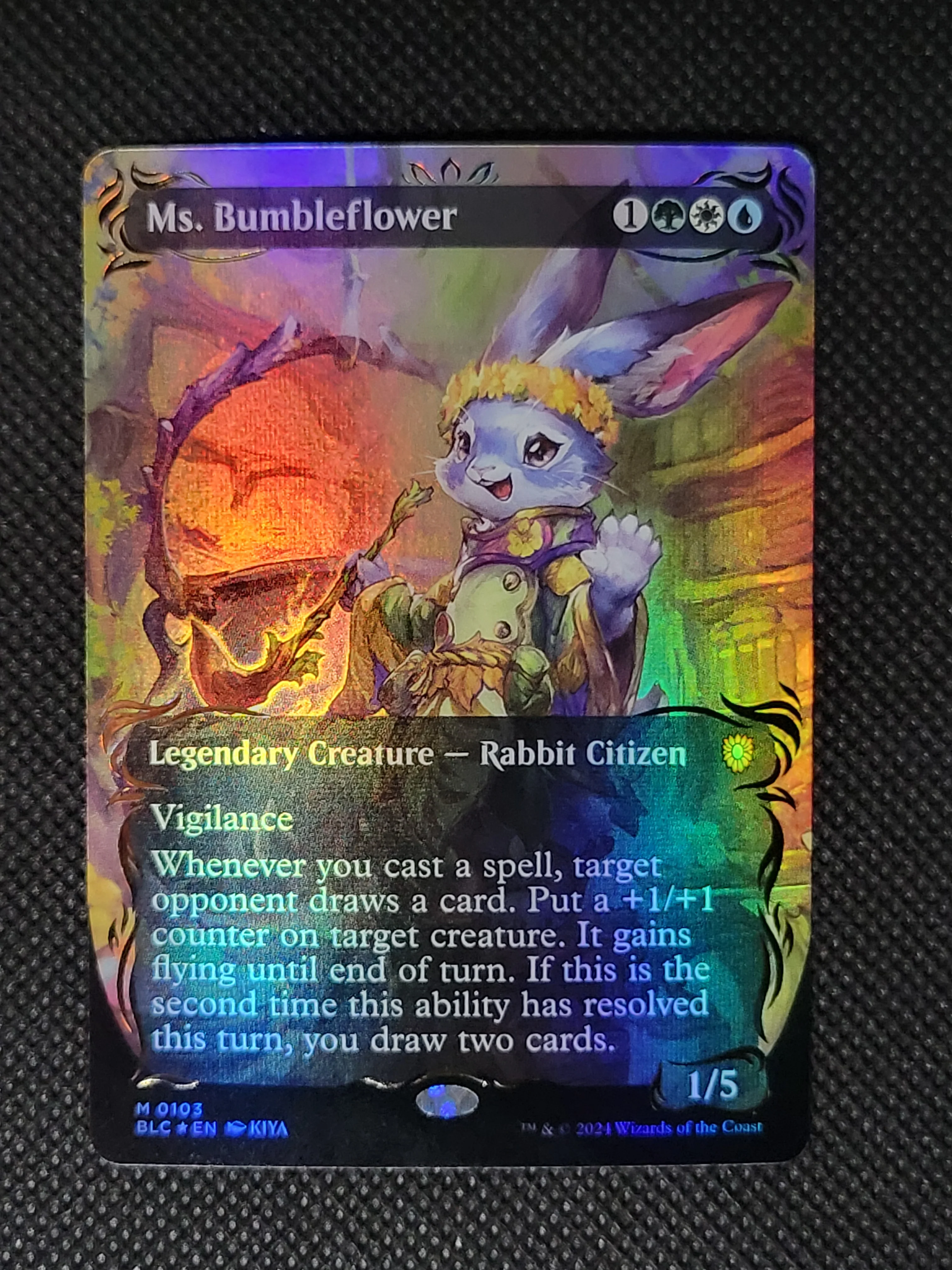 Ms. Bumbleflower — Borderless|Anime|Raised Foil — ID 16851 - Image 3