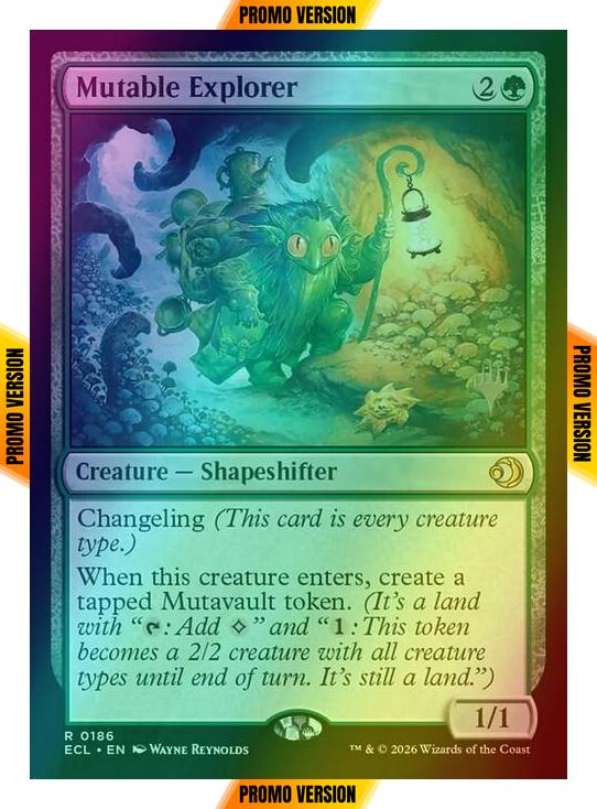 Mutable Explorer [186p] [Promo Pack] [Lorwyn Eclipsed: Promos] [Foil]