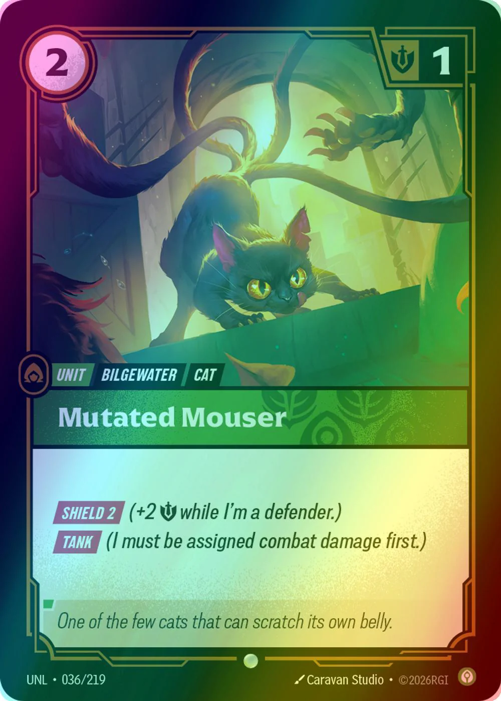 Mutated Mouser - 036/219 [Unleashed] [Foil]