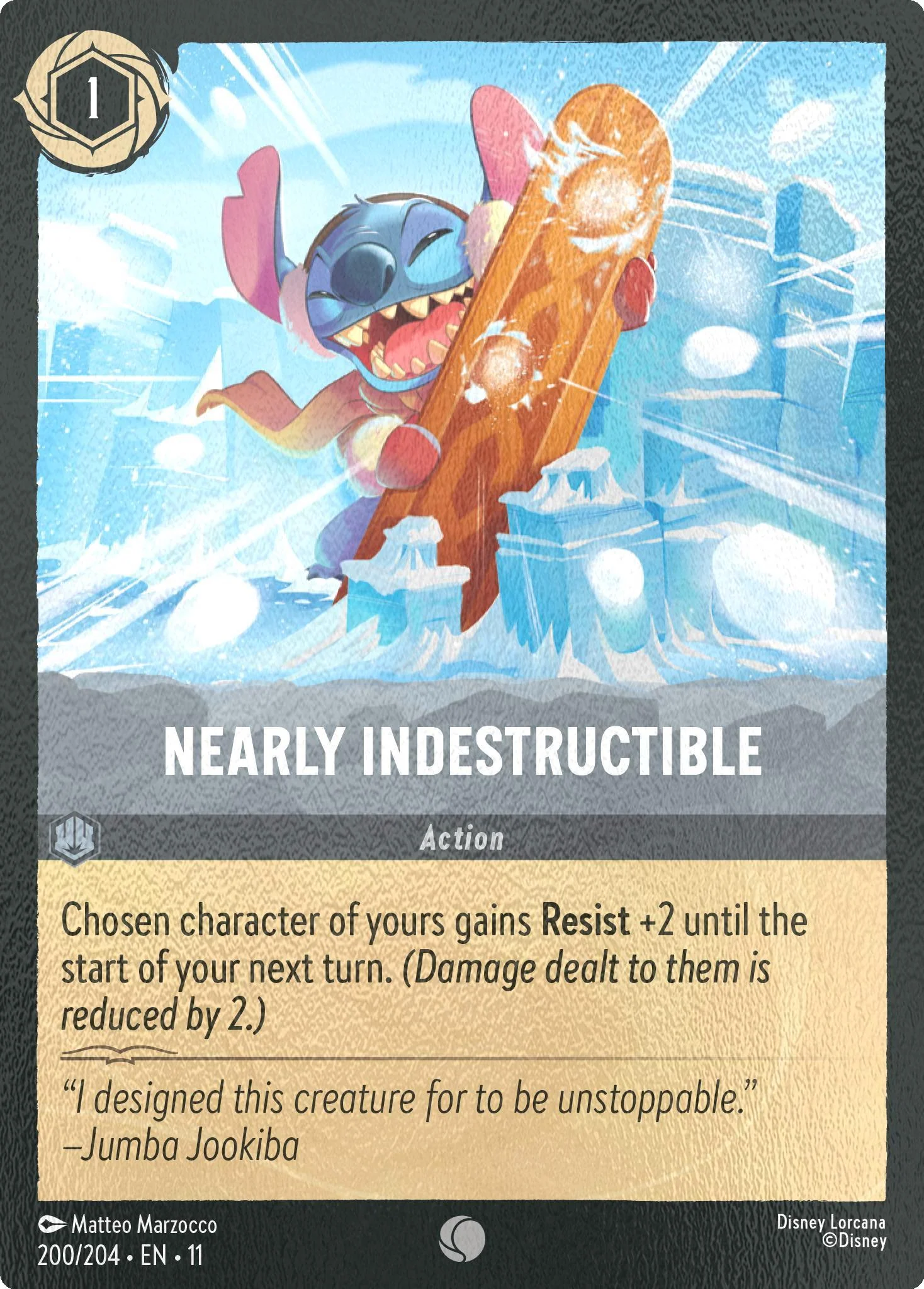 Nearly Indestructible - 200/204 [Winterspell] [Cold Foil]