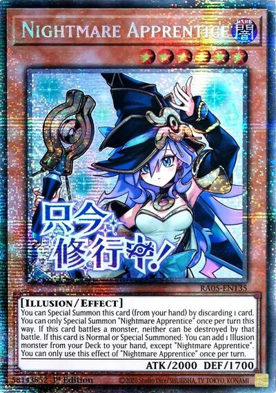 Nightmare Apprentice - Stamp - RA05-EN135 - Starlight Rare - 1st Edition