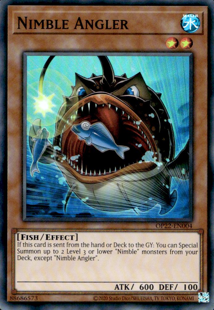 Nimble Angler - OP22-EN004 - Super Rare - Unlimited