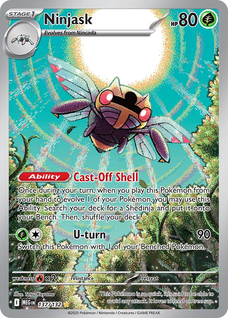 Ninjask - 137/132 - Illustration Rare [me01-137] [Ultra]