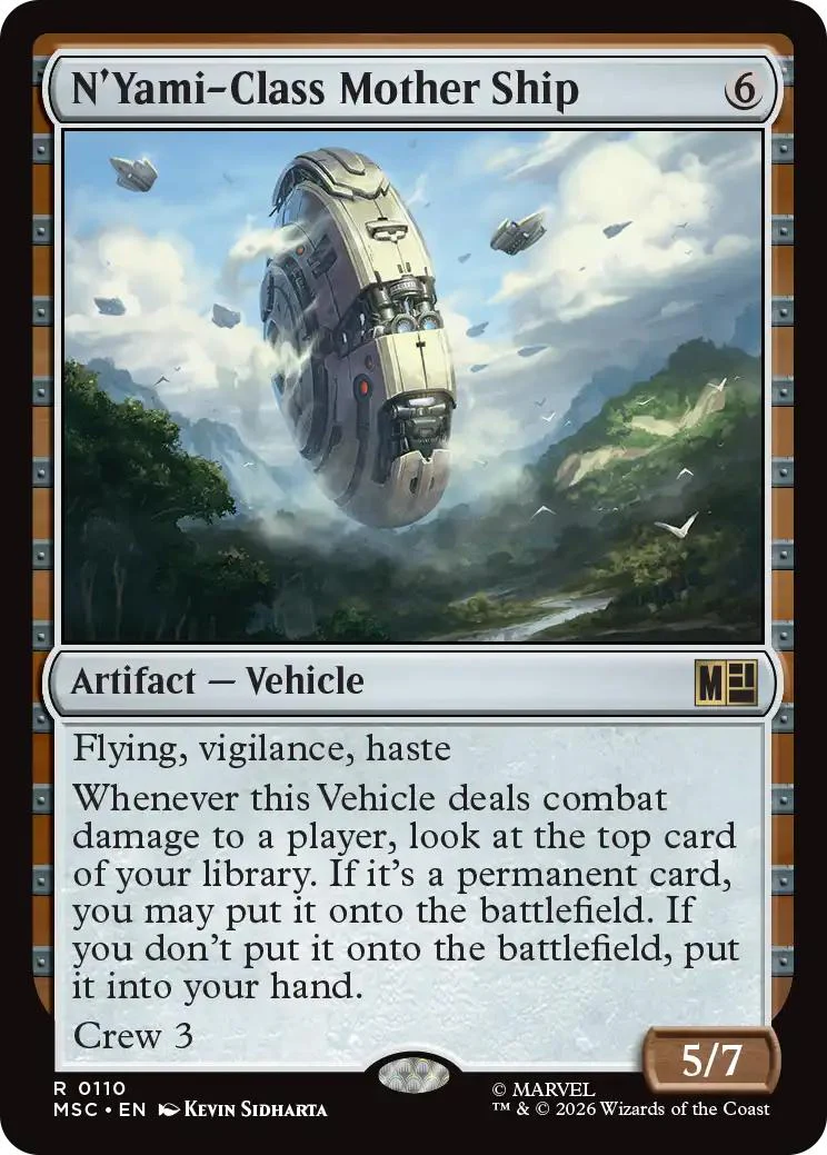 N'Yami-Class Mother Ship [110] [Marvel Super Heroes: Commander] [Non-Foil]
