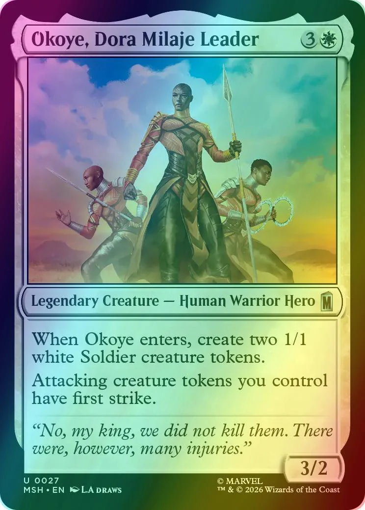 Okoye, Dora Milaje Leader [27] [Marvel Super Heroes] [Foil]