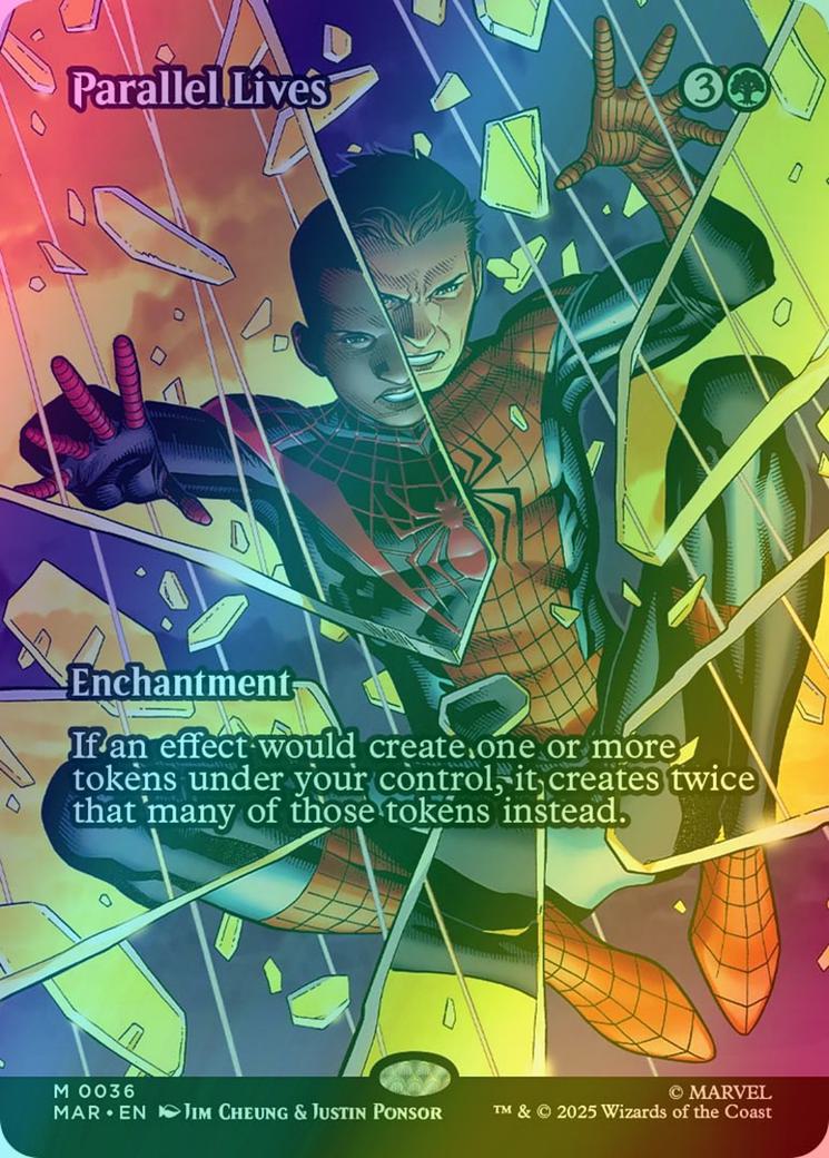Parallel Lives [36] [Borderless] [Source Material] [Marvel Universe] [Foil]