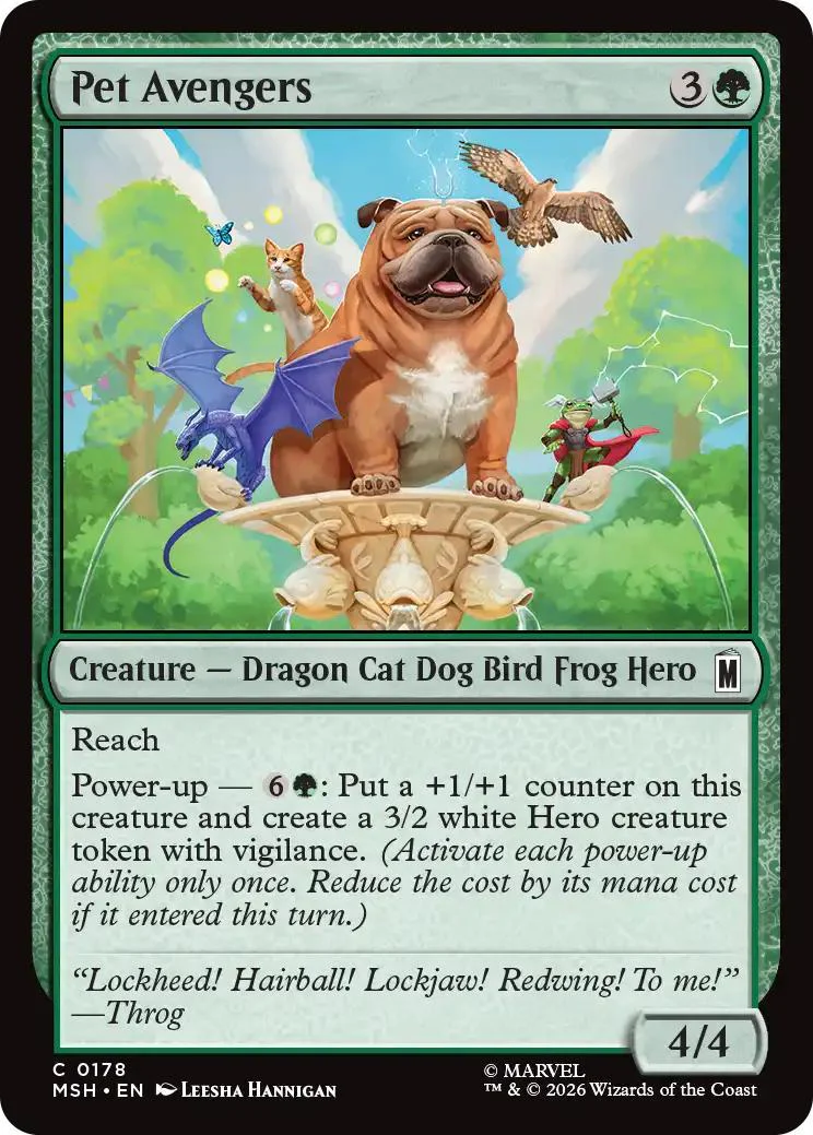 Pet Avengers [178] [Marvel Super Heroes] [Non-Foil]