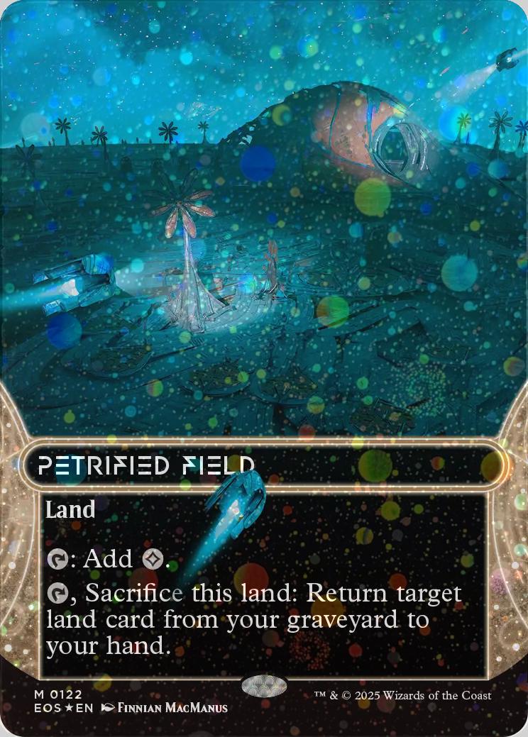 Petrified Field [122] [Borderless] [Edge of Eternities: Stellar Sights] [Galaxy Foil]