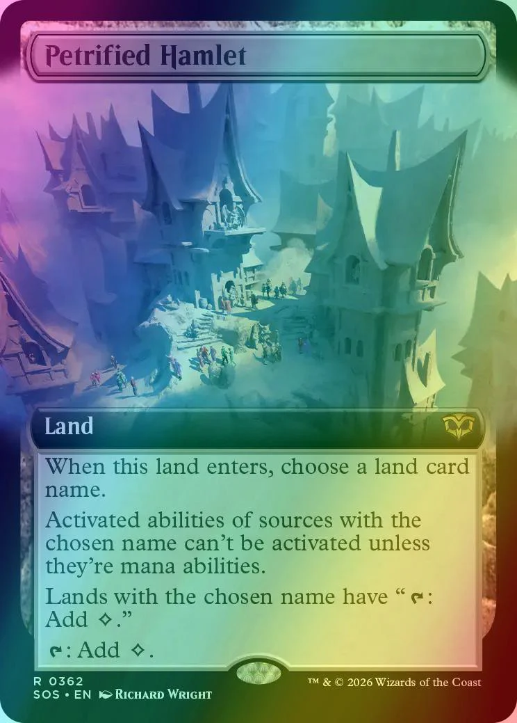 Petrified Hamlet [362] [Extended Art] [Secrets of Strixhaven] [Foil]
