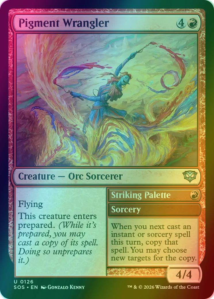 Pigment Wrangler // Striking Palette [126] [Secrets of Strixhaven] [Foil]