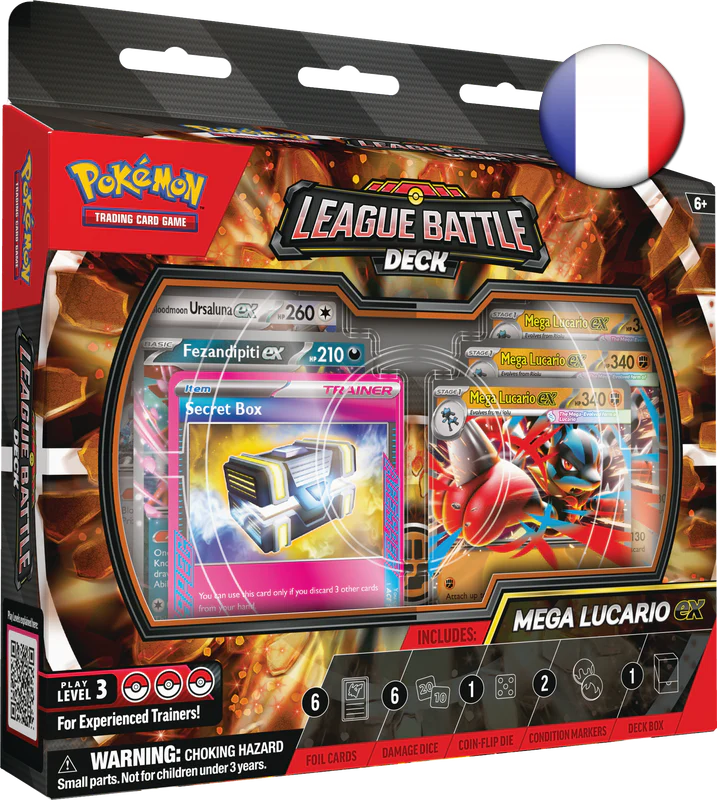 Pokémon TCG: League Battle Deck - Mega Lucario EX - French