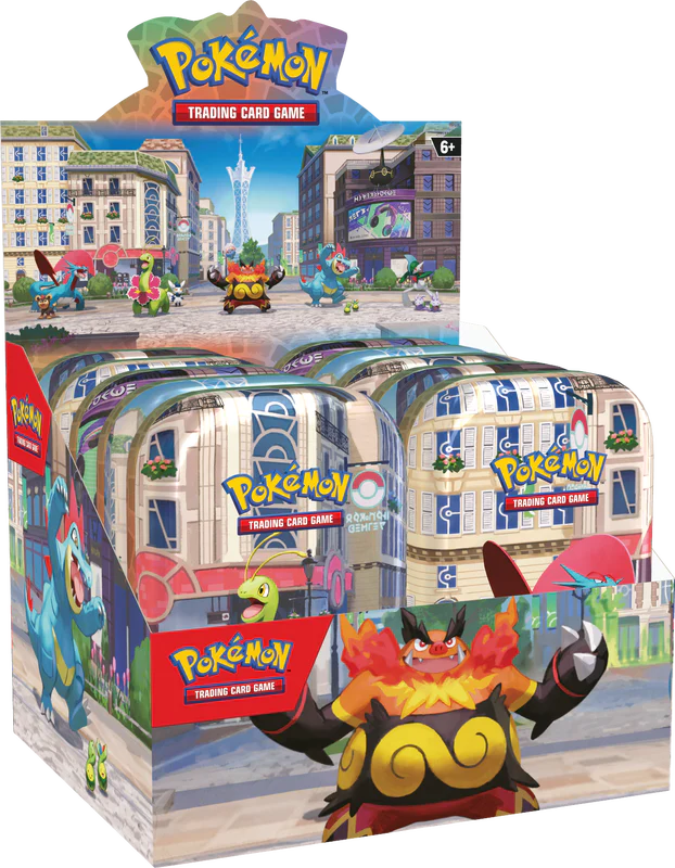 Pokémon TCG: Mega Evolution - Lumiose City - Mini Tin - Display (10 Tins)