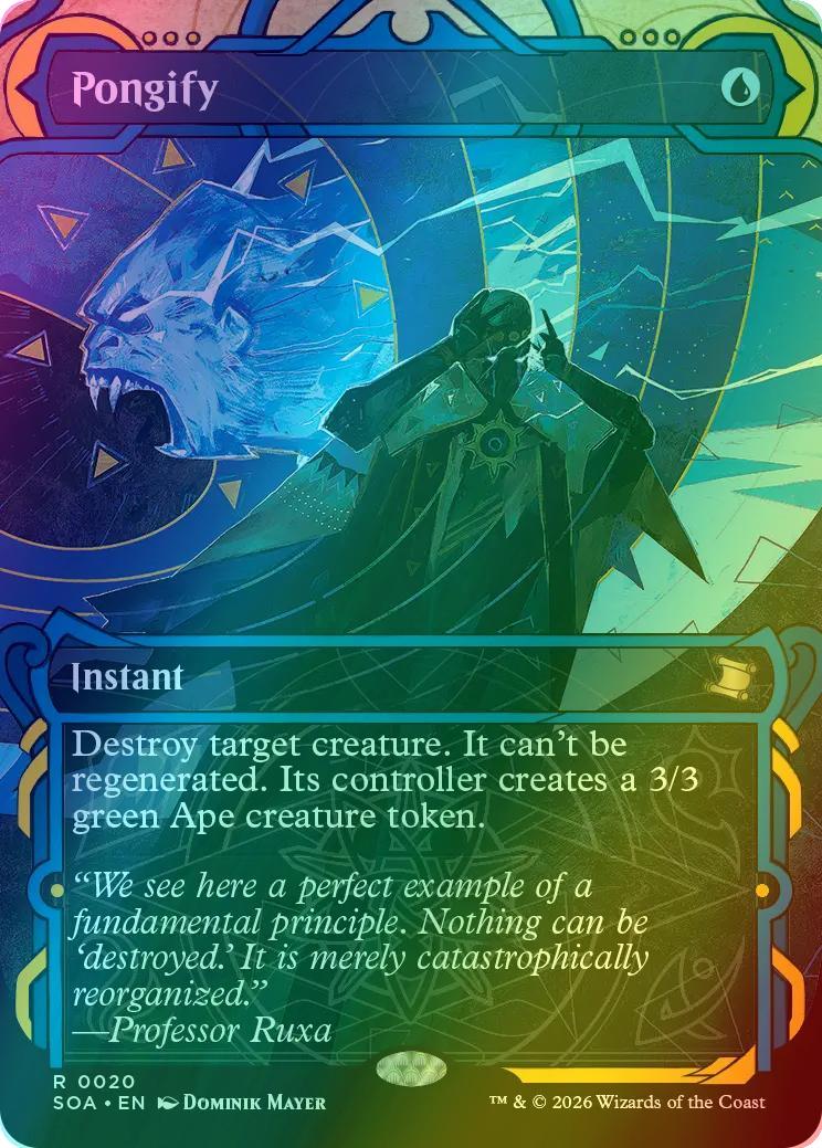 Pongify [20] [Showcase] [Secrets of Strixhaven: Mystical Archive] [Foil]